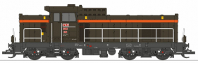 [Lokomotivy] &rarr;&nbsp;[Ostatn�]&nbsp;&rarr;&nbsp;010002DE: dieselov� lokomotiva tmav� hn�d� s oran�ov�m prou�kem, �ern� r�m a pojezd
