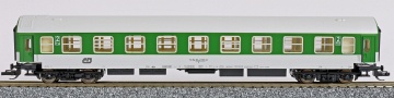 [Osobní vozy] → [Rychlíkové] → [typ Y] → 01373: rychlíkový vůz zelený-bílý se světle šedou střechou 2. tř.
