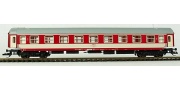 [Osobní vozy] → [Rychlíkové] → [typ Y] → 500766: rychlíkový vůz červený s krémovým pruhem a šedou střechou 1. tř.