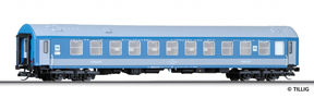 [Osobní vozy] → [Rychlíkové] → [typ Y] → 16721: lůžkový vůz modrý s šedým pruhem a střechou