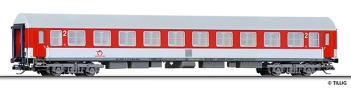 [Osobní vozy] → [Rychlíkové] → [typ Y] → 16659: rychlíkový vůz červený-bílý s šedou střechou 2. tř.