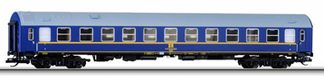 [Osobní vozy] → [Rychlíkové] → [typ Y] → 01662: lůžkový vůz modrý s šedou střechou „Tourex 1“