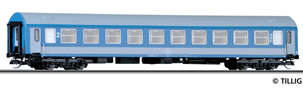 [Osobní vozy] → [Rychlíkové] → [typ Y] → 16665: modrý s šedým pruhem a šedou střechou 2. tř.