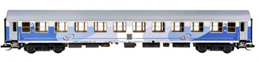 [Osobní vozy] → [Rychlíkové] → [typ Y] → 501263: rychlíkový vůz v barvách  „TLK” s šedou střechou 2. tř.