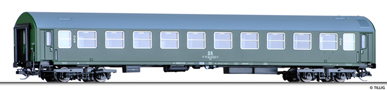 [Osobní vozy] → [Rychlíkové] → [typ Y] → 16343: zelený s šedou střechou 2. tř.