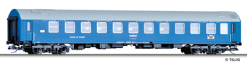 [Osobní vozy] → [Rychlíkové] → [typ Y] → 16733 E: lůžkový vůz modrý s šedou střechou „Balt-Orient-Express“