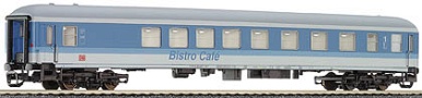 [Osobní vozy] → [Rychlíkové] → [typ m v barvách InterRegio] → 13685: rychlíkový vůz modrý-bílý Bisto Café 1. tř.
