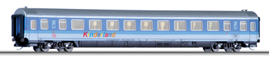 [Osobní vozy] → [Rychlíkové] → [typ m v barvách InterRegio] → 01691 E: modrý-bílý „Kinderland” 2. tř.
