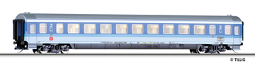 [Osobní vozy] → [Rychlíkové] → [typ m v barvách InterRegio] → 16506: modrý-bílý s šedou střechou 2.tř.