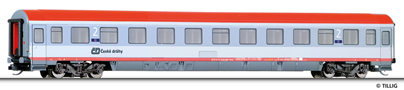 [Osobní vozy] → [Rychlíkové] → [typ Eurofima] → 16271: šedý s červenou střechou 2. tř.
