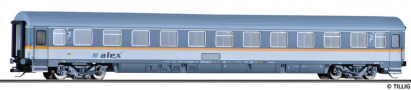 [Osobní vozy] → [Rychlíkové] → [typ Eurofima] → 16272: rychlíkový vůz v barevném schematu „alex“ 2. tř.
