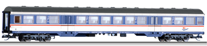 [Osobní vozy] → [Rychlíkové] → [typ Silberling] → 01811 E: rychlíkový vůz v barevném schematu „TRI Train Rental International GbR“ 2. tř.