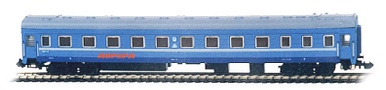 [Osobní vozy] → [Rychlíkové] → [lůžkové Ammendorf] → 2031-1: modrý s šedým pruhem a střechou ″Aurora″
