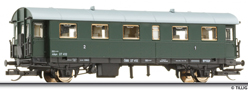 [Osobní vozy] → [Spěšné a osobní] → [2-osé typ 29] → 13004: zelený s šedou střechou 1./2. tř.