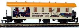 [Osobní vozy] → [Spěšné a osobní] → [2-osé typ 29] → 500115: osobní vůz krémový s oranžovou střechou „Dixiebahnhof Dresden“