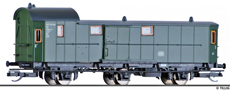 [Osobní vozy] → [Spěšné a osobní] → [3-osé oddílové] → 13407: zavazadlový vůz zelený s černou střechou
