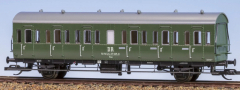 [Osobní vozy] → [Spěšné a osobní] → [3-osé oddílové] → 74400: osobní oddílový vůz zelený s šedou střechou