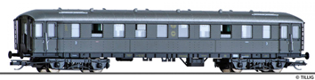 [Osobní vozy] → [Spěšné a osobní] → [4-osé spěšné] → 13337: osobní vůz tmavě zelený se stříbrnou střechou 3. tř.