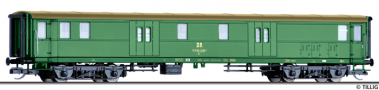 [Osobní vozy] → [Spěšné a osobní] → [4-osé spěšné] → 501922: modernizovaný zavazadlový vůz zelený s olivovou střechou
