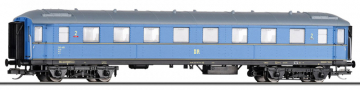 [Osobní vozy] → [Spěšné a osobní] → [4-osé spěšné] → 502267: lůžkový vůz modrý s šedou střechou „Tourex“ 2. tř.