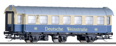 [Osobní vozy] → [Spěšné a osobní] → [2-osé a 3-osé rekonstruované] → 01016 E: osobní vůz modrý-slonová kost s šedou střechou 2. tř. „Deutsche Weinstraße 1“