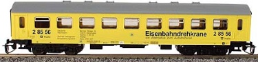 [Osobní vozy] → [Spěšné a osobní] → [4-osé rekonstruované] → 13629: žlutý s šedou střechou pomocný vůz pro jeřáby