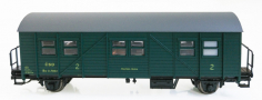 [Osobní vozy] → [Spěšné a osobní] → [2-osé pomocné MCi] → 0114007: osobní vůz zelený s šedou střechou 2. tř.