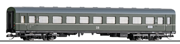 [Osobní vozy] → [Spěšné a osobní] → [4-osé modernizované] → 01069 E: osobní vůz zelený s šedou střechou 2. tř.