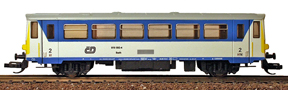 [Osobní vozy] → [Spěšné a osobní] → [2-osé Btax (010)] → M1120: modrý-bílý s šedou střechou 2. tř.
