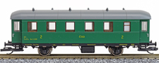 [Osobní vozy] → [Spěšné a osobní] → [2-osé průchozí typ Bi/Ci] → 50770: zelený s šedou střechou 2. tř.