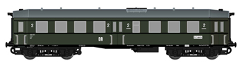 [Osobní vozy] → [Spěšné a osobní] → [4-osé „Altenberg“] → 120006: osobní vůz zelený s šedou střechou 2. tř.