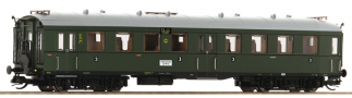 [Osobní vozy] → [Spěšné a osobní] → [4-osé „Altenberg“] → 6280001: osobní vůz tmavě zelený s šedou střechou 3. tř.