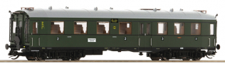[Osobní vozy] → [Spěšné a osobní] → [4-osé „Altenberg“] → 6280001: osobní vůz tmavě zelený s šedou střechou 2./3. tř.