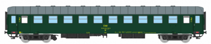 [Osobn vozy] → [Spn a osobn] → [4-os Bai „Ctydvk“] → 97200032: osobn vz zelen s edou stechou 2. t.