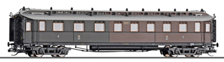 [Osobní vozy] → [Spěšné a osobní] → [4-osé pruské] → 01070: osobní vůz čevený-zelený s šedou střechou „Preußischer Schnellzug“ 2/3. tř.