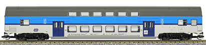 [Osobní vozy] → [Patrové] → [DBm] → 41272: středový patrový vůz 2. tř. v barevném schematu „Najbrt“