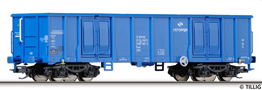 [Nákladní vozy] → [Otevřené] → [4-osé Eas] → 15253: vysokostěnný nákladní vůz modrý