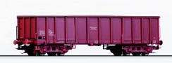 [Nákladní vozy] → [Otevřené] → [4-osé Eas] → 501154: vysokostěnný nákladní vůz červenohnědý „Baalberge-Buna”