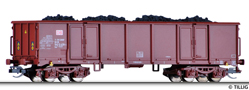 [Nákladní vozy] → [Otevřené] → [4-osé Eas] → 501609: červenohnědý s nákladem uhlí