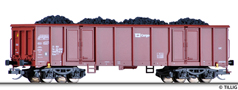 [Nákladní vozy] → [Otevřené] → [4-osé Eas] → 501610: vysokostěnný nákladní vůz červenohnědý s nákladem uhlí