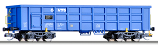 [Nákladní vozy] → [Otevřené] → [4-osé Eas] → 01742: vysokostěnný nákladní vůz modrý