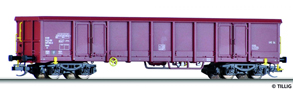 [Nákladní vozy] → [Otevřené] → [4-osé Eas] → 15682: vysokostěnný nákladní vůz červenohnědý