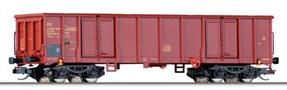 [Nákladní vozy] → [Otevřené] → [4-osé Eas] → 501672: otevřený nákladní vůz červenohnědý s nákladem uhlí