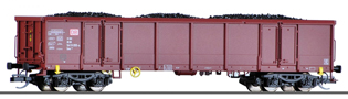 [Nákladní vozy] → [Otevřené] → [4-osé Eas] → 01794: vysokostěnný nákladní vůz červenohěndý s nákladem uhlí