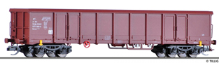 [Nákladní vozy] → [Otevřené] → [4-osé Eas] → 15693: vysokostěnný nákladní vůz červenohnědý