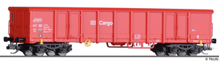[Nákladní vozy] → [Otevřené] → [4-osé Eas] → 15699: vysokostěnný nákladní vůz červený