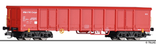 [Nákladní vozy] → [Otevřené] → [4-osé Eas] → 15672: vysokostěnný nákladní vůz červený