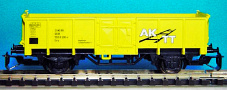 [Nákladní vozy] → [Otevřené] → [2-osé Es] → 14257: otevřený nákladní vůz žlutý do pracovního vlaku