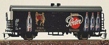 [Nákladní vozy] → [Kryté] → [2-osé chladicí, pivní a reklamní] → 500315: černý „Lausitzer Porter“