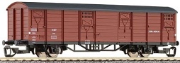 [Nákladní vozy] → [Kryté] → [2-osé Gbs] → 14191: krytý nákladní vůz červenohnědý s tmavě šedou střechou „Leuna“